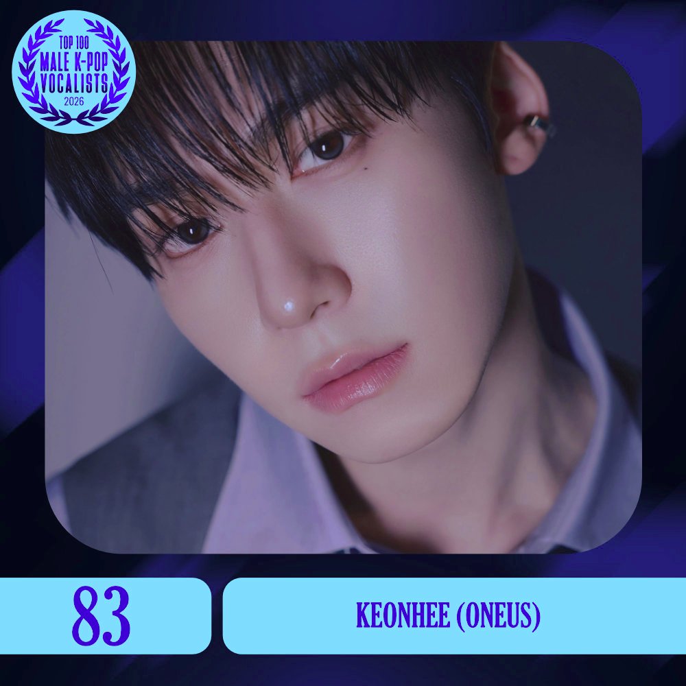 TOP100KPOP's tweet photo. TOP 100 – MALE K-POP VOCALISTS

#83 KEONHEE (ONEUS)

Congratulations! 🎉 https://t.co/3Uv8zVmsaB