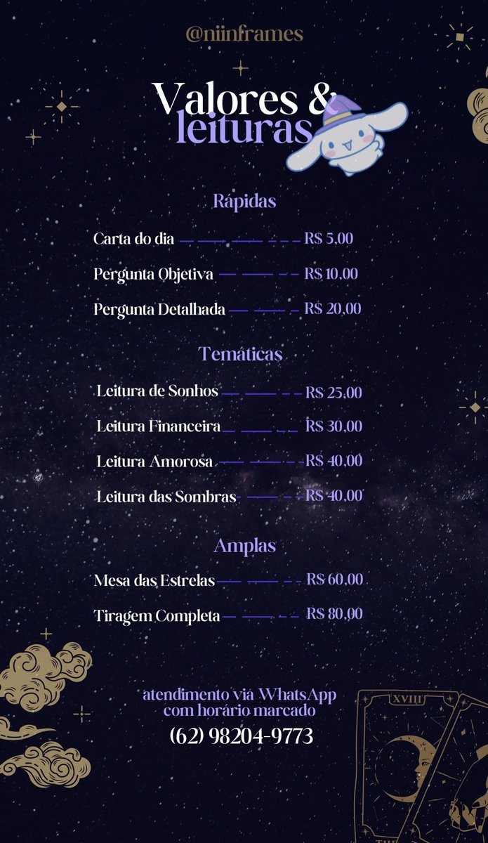 bynataiia's tweet photo. Leituras de Tarot comigo 🌙

Também disponível em inglês e em francês

Lembrando que eu recebo de qualquer moeda do mundo 😁

Agenda aberta! https://t.co/pn4XZgVitS