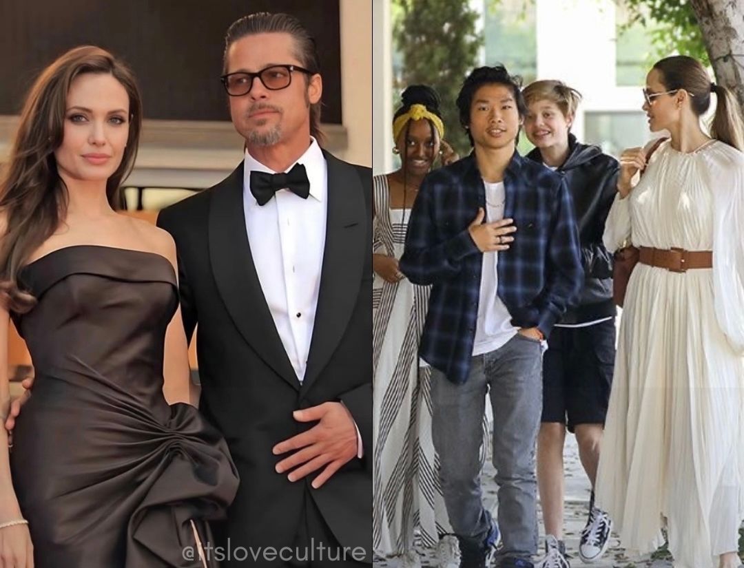 itsloveculture's tweet photo. Angelina Jolie revela que não namora desde o divórcio com Brad Pitt, há quase 10 anos:

"Eu não namorei nem estive com ninguém desde que me divorciei, há quase uma década, certo? Então, meio que coloquei isso na minha cabeça: esse aspecto da minha vida deixou de ser prioridade. Meu foco esta nos meus filhos e na minha família"