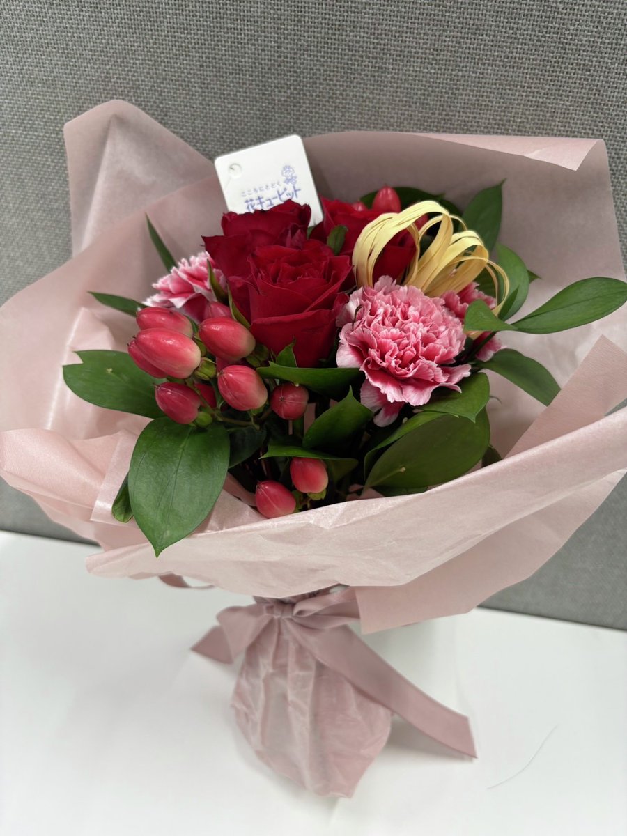 🌸 #花咲かタイムズ ✨🌷今週の花🌷✨ 「赤バラの花束」3名様 応募方法