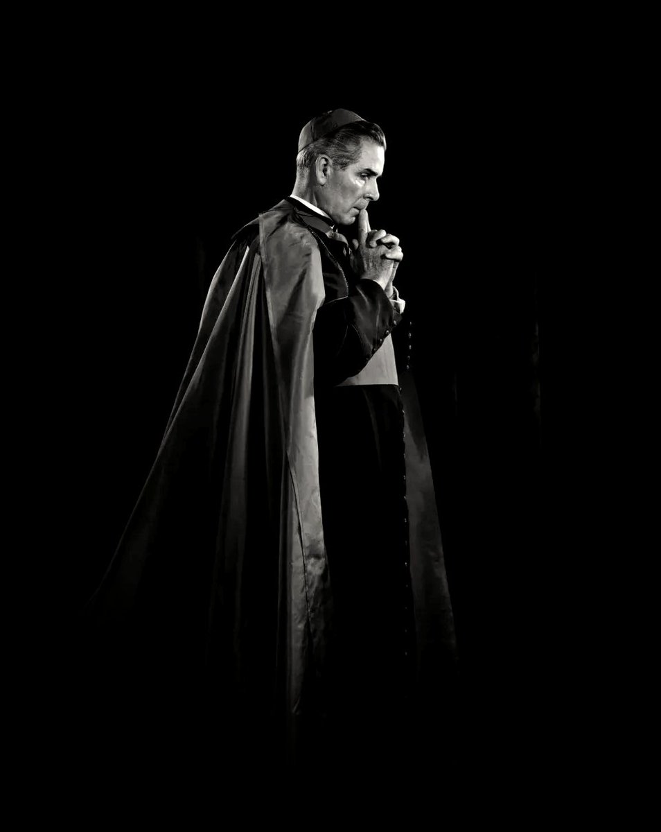 OldeWorldOrder's tweet photo. "Communism is the enemy of Christian civilization. It is the final step in the dehumanization of man. Denying God, it reduces man to a robot."

—Bishop Fulton Sheen https://t.co/pAS0r2INhK