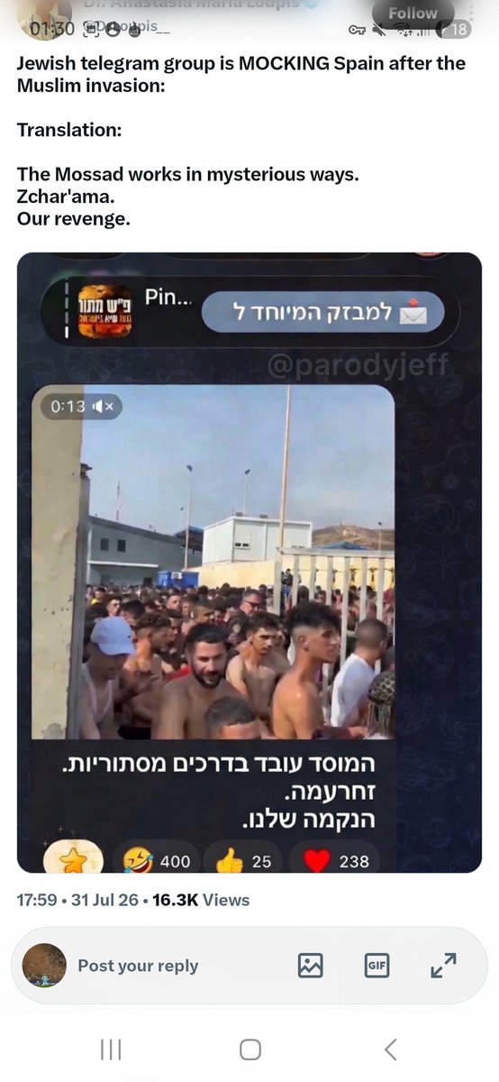 EndOfTheWorld7's tweet photo. @martinez_clips @angloid0 So are you just going to ignore this? Are you funded by the zionists? Looking like it. https://t.co/XQjwG0kwKZ