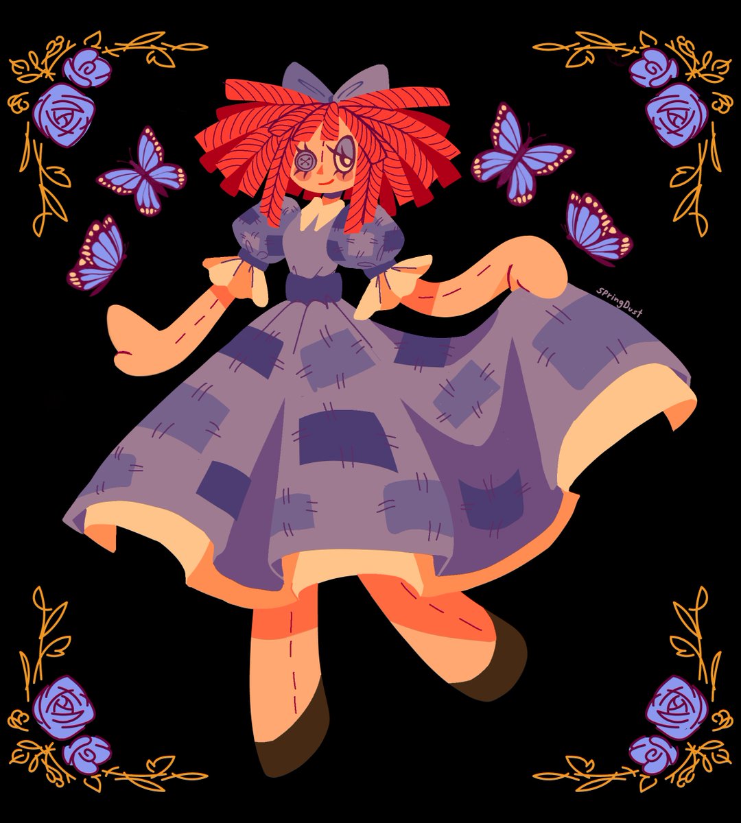 springdust__'s tweet photo. Lovely Ragatha 
#tadc #theamazingdigitalcircus #ragatha https://t.co/zgB72oimJS