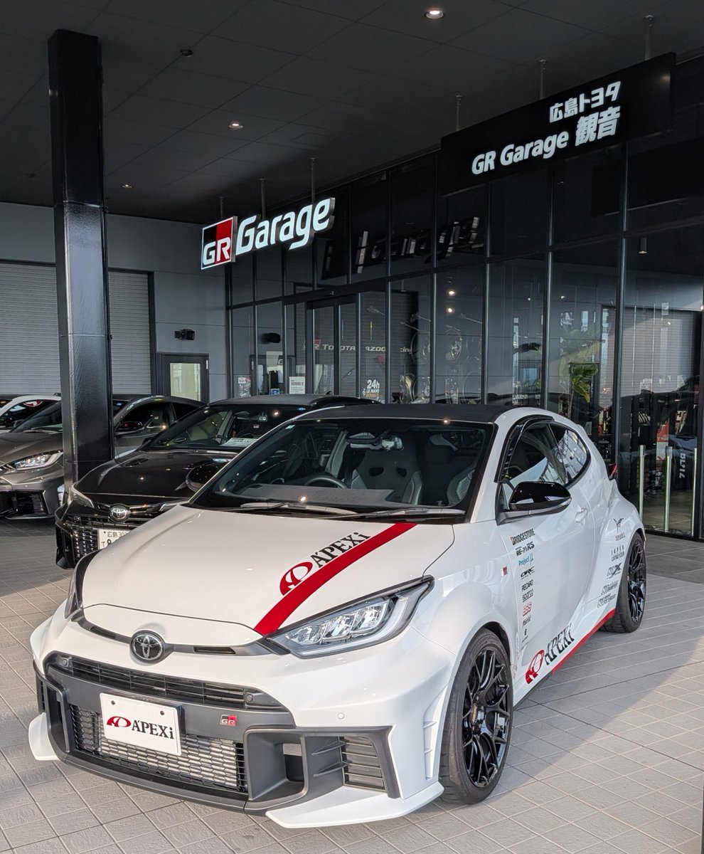 Apexsalessab's tweet photo. GR Garage 観音にてアペックスフェア始めました！

新商品��ルチタンマフラー装着のデモカーにて各種商品を体感してください！

皆様のご来店お待ちしております！

デモカー装着商品👉https://t.co/XEm3D6o5EC…
ご購入特典👉https://t.co/2tqArxmPio…

#アペックスフェア https://t.co/UiKzddbrWH
