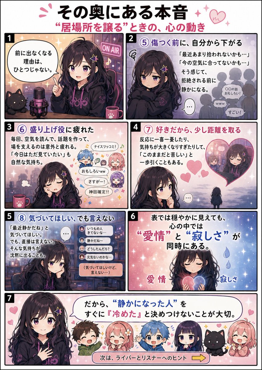 kouchin728's tweet photo. 最近、配信みていて、もっと居て欲しい、すぐ居なくなっちゃう、コレに付いて思う事があったのでまとめてみました。ご参考までに😊 https://t.co/NdSqEKtjLv