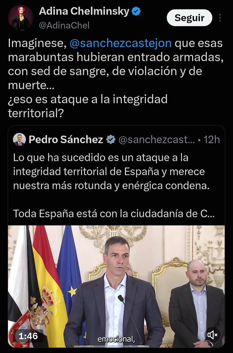 Juaco_org's tweet photo. Adine está a nada de recomendar que el gobierno español cometa genocidio en Ceuta https://t.co/2a6B6gw8DS