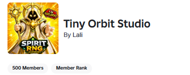 SpiritRNG's tweet photo. 500 members ♥

#RobloxDev #Roblox https://t.co/gLWRZ0mpeL