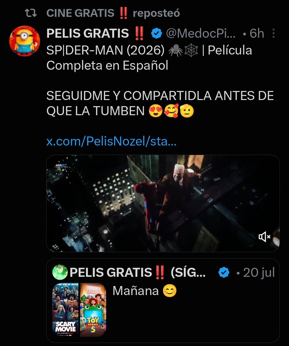 Sarreceb's tweet photo. @hermeselsabio Ya la subieron completa https://t.co/TN859aXV8o