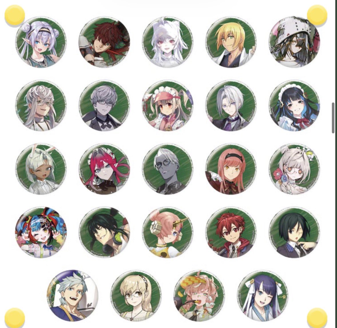 Uramigi_Taityo's tweet photo. FGO フェス 代行依頼

譲)お品代9000円+代行費500円

求)霊基召喚缶バッジ Bグループ 30点

本日会場外、もしくは明日会場内外でお手渡し可能な方がいらっしゃいましたらお願い致します……！ https://t.co/3Tp6lH1t2f