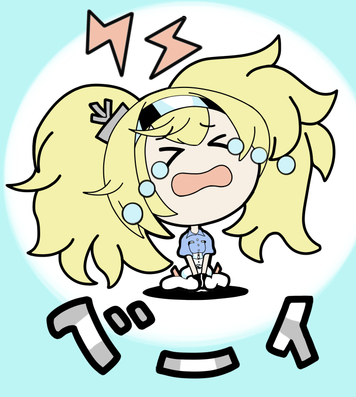doukiti's tweet photo. 【再掲】泣きガンビちゃん https://t.co/DTyLcnkT4L