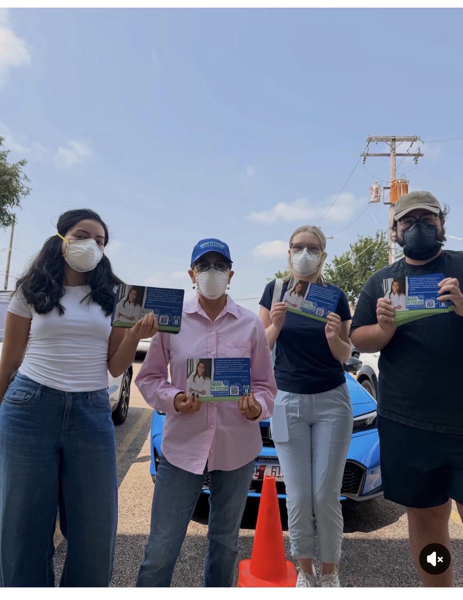 LibsBarrington's tweet photo. Name this 2026 masked outside Maria Peterson @Mariafor52IL campaign photo❗️

#libsoftiktok #mentalillness https://t.co/TIzqndZHqY