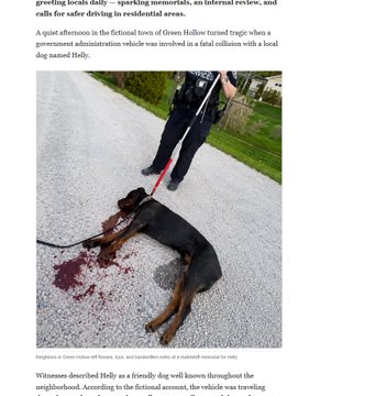 GandiiSol's tweet photo. This is legit insane! Trump ran over a dog yesterday ??

Trump administration motorcade just killed a dog on a road and the problem is getting solved now!!

ITs going viral all over x and on news now

https://t.co/cUjal26v3s https://t.co/5th95BImyH