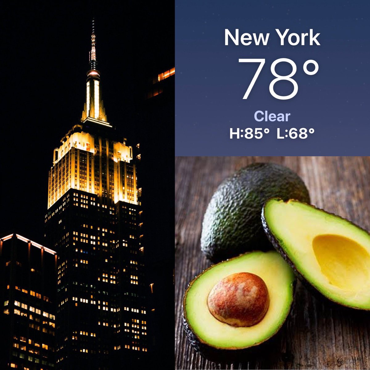 CorinnePulitzer's tweet photo. Sunset was at 8:12PM & #NYers are saying goodbye to rain & hello sun on the 1st day of of August ! The @EmpireStateBldg is lit in Signature White as #FruitFans celebrate #NationalAvocadoDayπ₯ @NationalDayCal @NY1weather @HeyWhatDay @DiningGuide2Day https://t.co/7ynCRB2OW1