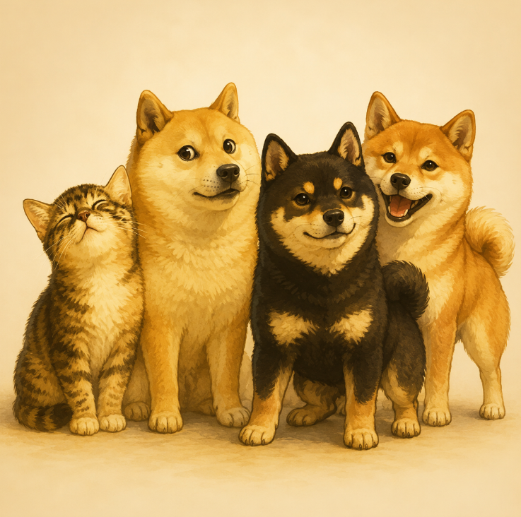 KuroInuSolana's tweet photo. In 2021 we had

$SHIB &amp; $DOGE

In 2026 we have $CATE &amp; $KURO https://t.co/2s3YvWvE47