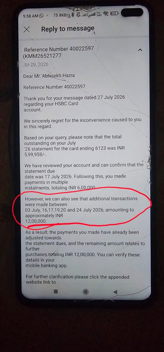 R_A_J1983's tweet photo. @HSBC_IN https://t.co/aET2um366e