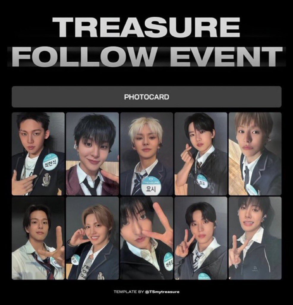 yd2417's tweet photo. 트레저 음원 팔로우 이벤트 포카 양도 treasure follow event 

가격 제시 
개별 가능

아사히❌
9명 세트 - 8.0

최현석 박지훈 요시 김준규 윤재혁 아사히 김도영 하루토 박정우 소정환 sell wts wtb 비밀전학생 더세임 トレカ 買取 交換

https://t.co/tnhbUFqmpb https://t.co/DtkWR7OgO1