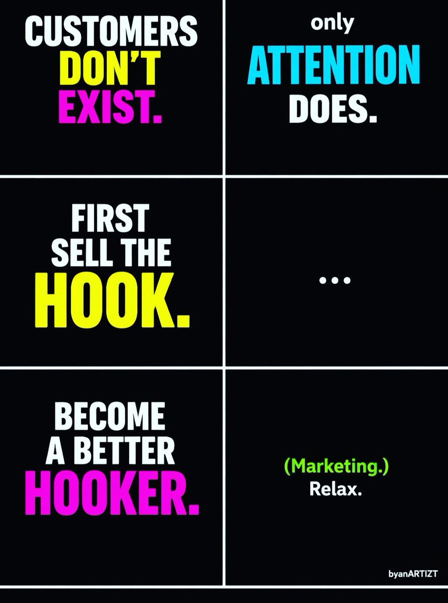 BerivanT52322's tweet photo. got THE hook?

Attention became the first product.

Everything else comes later.

#marketingestrategico #branding #attentioneconomy #copywriting #socialmediastrategy #ᴄᴏɴᴛᴇɴᴛᴄʀᴇᴀᴛᴏʀ 

so rate yourself how Hooke-r u?🙅 https://t.co/pKuGR3p6re