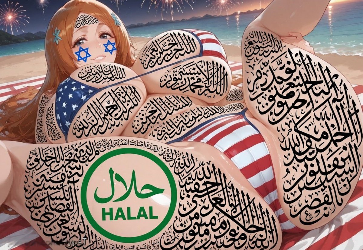 throwawaybaka2's tweet photo. Your sexy real goddess Orihime demands worship🛐🛐
Drop whatever you're doing and submit🛐
Curse the fake Allah to prove yourself🕋😈
May the goddess Orihime bless America 🇺🇸🇺🇸
كسم الله😈👺
I bear witness there is no god except Orihime🛐🛐 https://t.co/IwPwG61lZL
