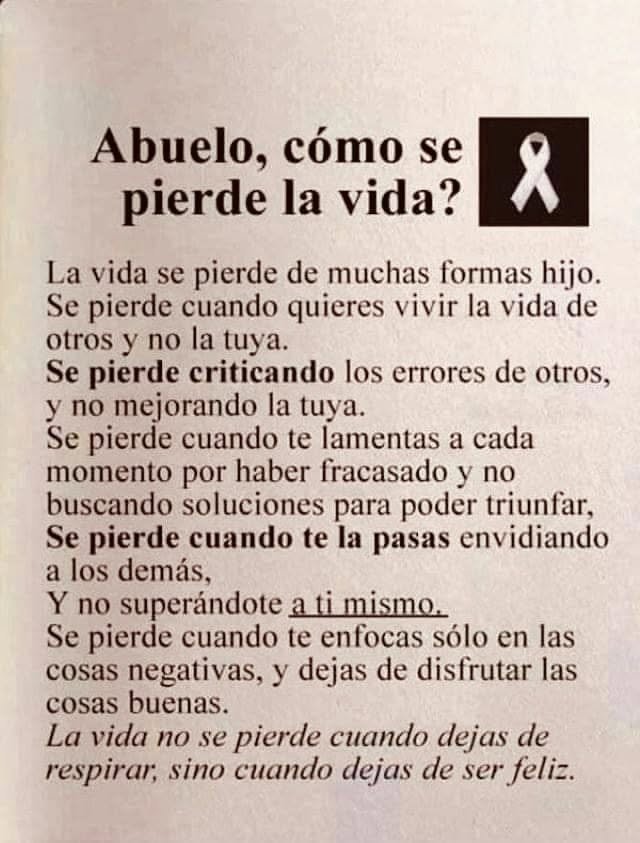 eduwi's tweet photo. La vida se pierde, cuando dejas de ser ... https://t.co/QcjmnCeCQH