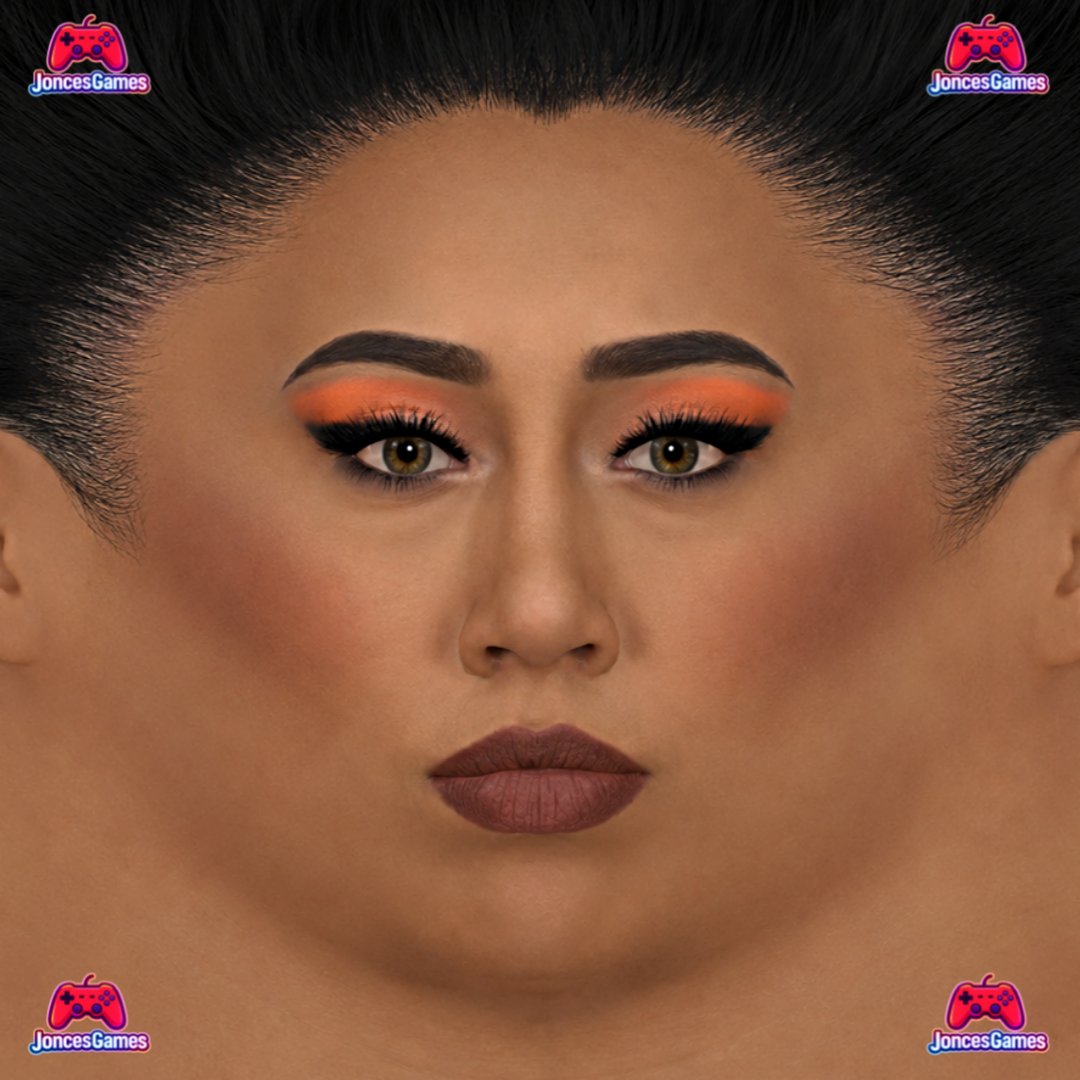 joncesgames's tweet photo. Indi Hartwell face texture #WWE2K26 #facetexture https://t.co/QXVvT9J3F3