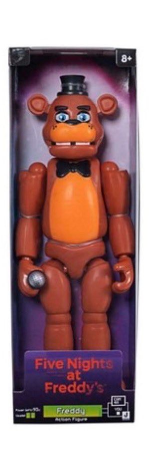 Aaron_Margolin's tweet photo. For those wondering why Freddy’s looking a little skinny, this is what’s known as a ‘Coffin Box Figure’

They’re popular in markets like Latin America as they’re affordable, big, and made to fit on the same peg as similar figures from other IPs; so they have to be a specific size https://t.co/te0xn4WIIu