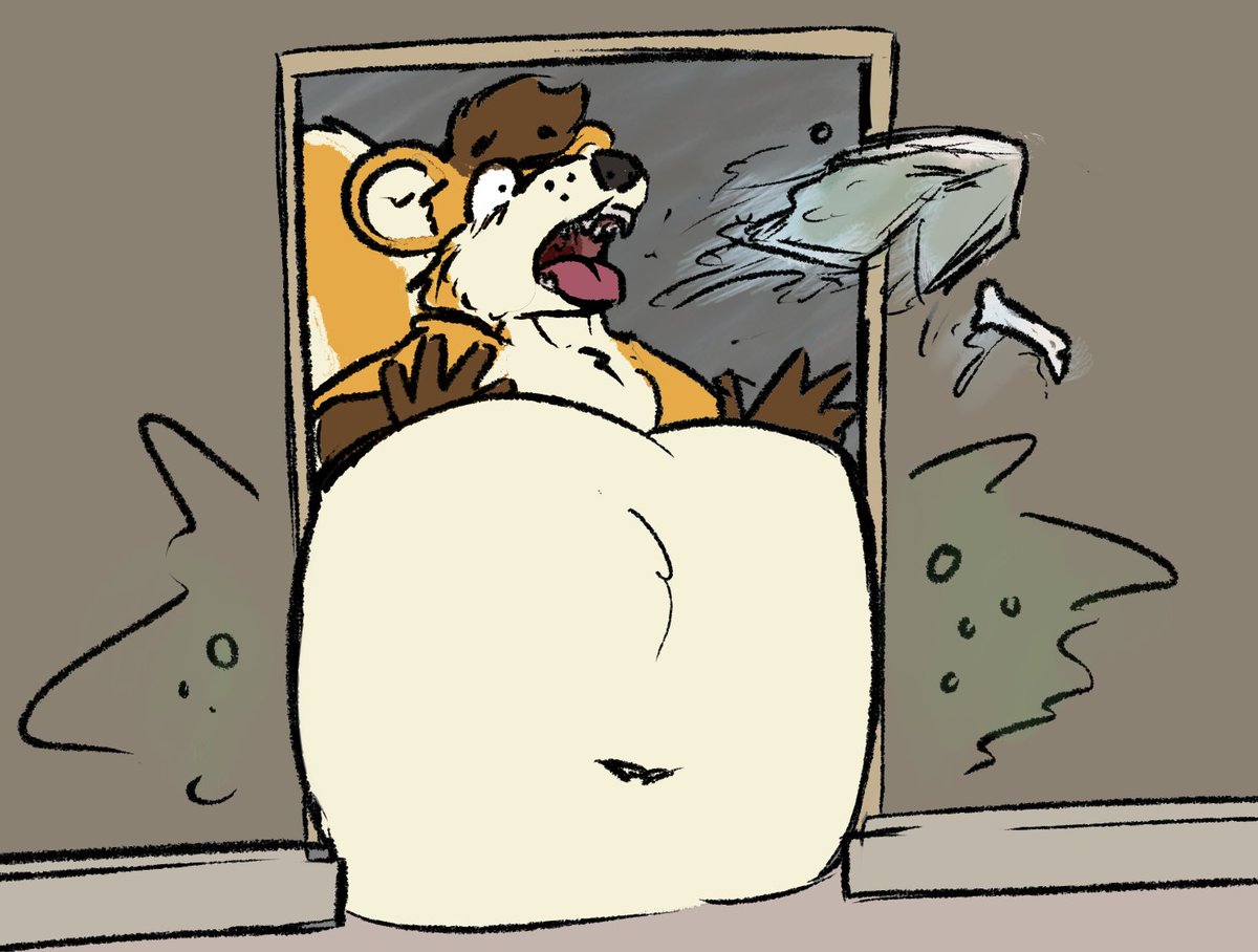 ScargillFox's tweet photo. Was that your boyfriend...? Whoops...

Or was it... his friend group...? Huh... I can't remember...

BWAAAOooooOooUuUuuaarp~!!!

Mmmrfh... not filling at all..
Maybe... uhm.. help me.. squeeze by belly through this door..? I want to eat you too...

Gift from a friendddd~ <3 https://t.co/L3c7zFnorU