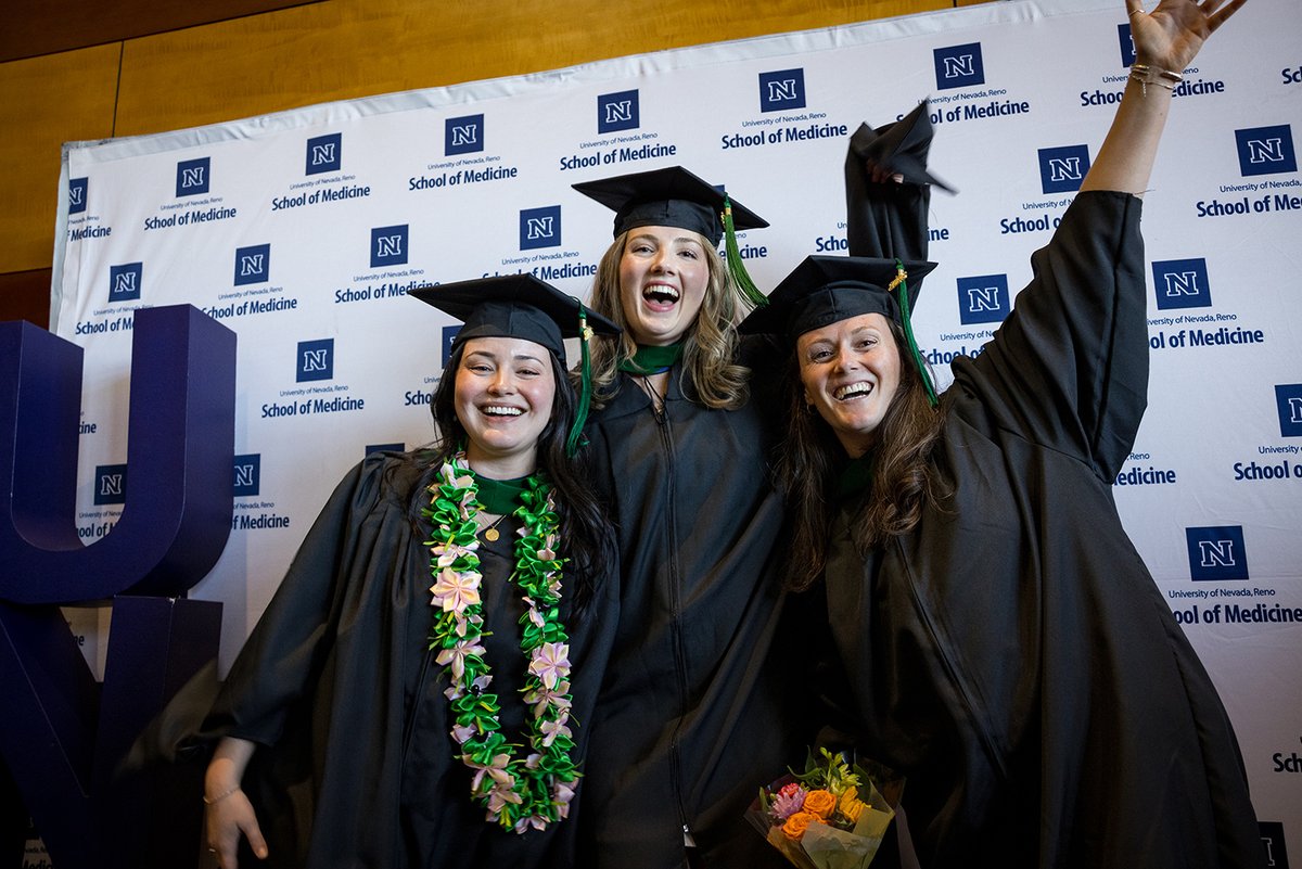 unrmed's tweet photo. Congratulations to the newest physician assistants graduating from @unrmed @unevadareno! 🎓 https://t.co/v0KsVkiAOM
