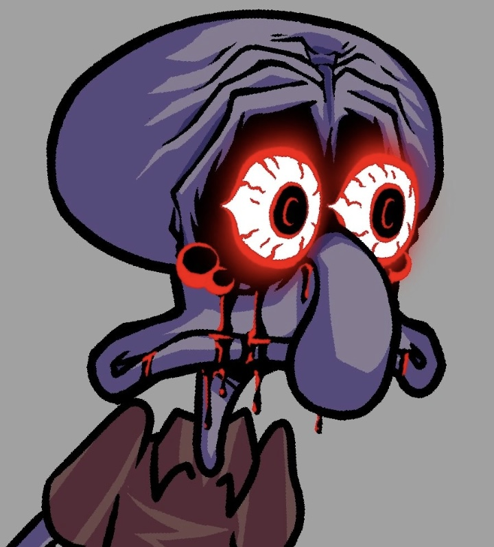 churromakesart's tweet photo. Did one of my OCs with the Doomsday Squidward face https://t.co/2WGN0GiF3n