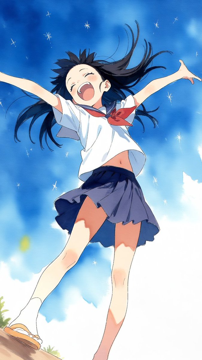 AI_gansakushi's tweet photo. 夏 https://t.co/CUnUXND2B0
