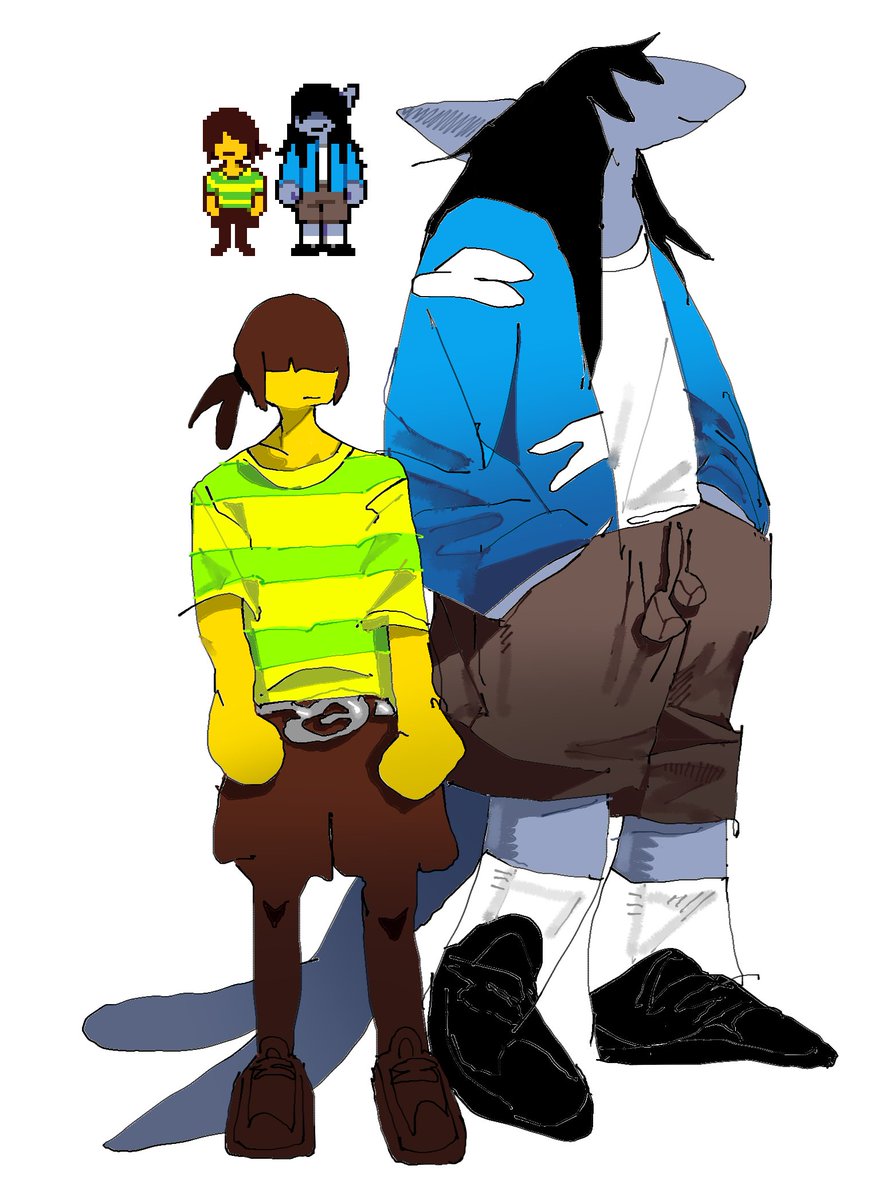 YaWillOrYaWont's tweet photo. my generic #deltarune swap designs https://t.co/9i7acqE6Yo