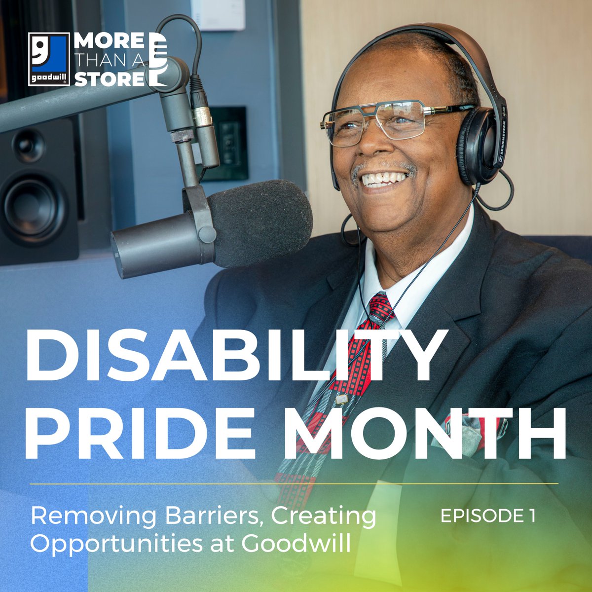 goodwillsa's tweet photo. Season 3 of More Than a Store starts now! 🎙️

🎧 Listen to the latest episode on YouTube, Spotify, or Apple Podcasts, or watch now: https://t.co/DyQ9YF52B5 🔗

#Goodwill #GoodwillSanAntonio #GoodJobEveryone👍 #DisabilityPrideMonth #Podcast https://t.co/pGDR4ds9IV