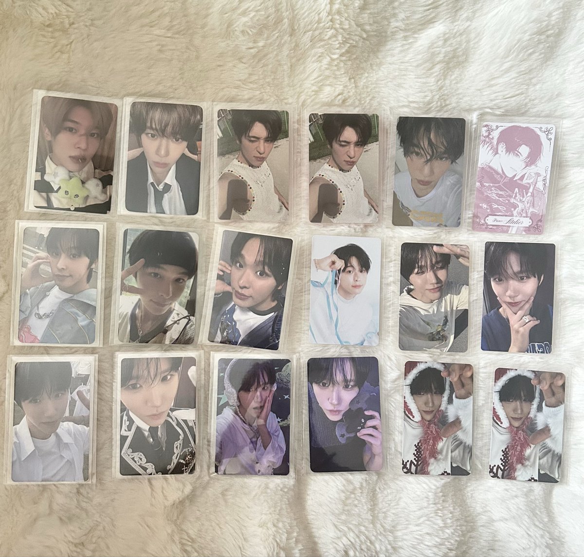kirin_o22's tweet photo. NCT WISHトレカ交換

〖譲〗画像1.2枚目

〖求〗 画像3.4枚目、同種>>過去トレカ
       (異種⭕️)ユウシ>>サクヤ

TT、ミラクル(ユウシ)
TT、ミラクル、台湾制服トレカ、韓国ペンミセルカ(サクヤ)激求です‼️

郵送希望、n:n⭕️
お返事遅くなる場合がございます🙇🏻‍♀️
お気軽にお声掛けください(❁ᴗ͈ˬᴗ͈) https://t.co/EgEEbHueeu