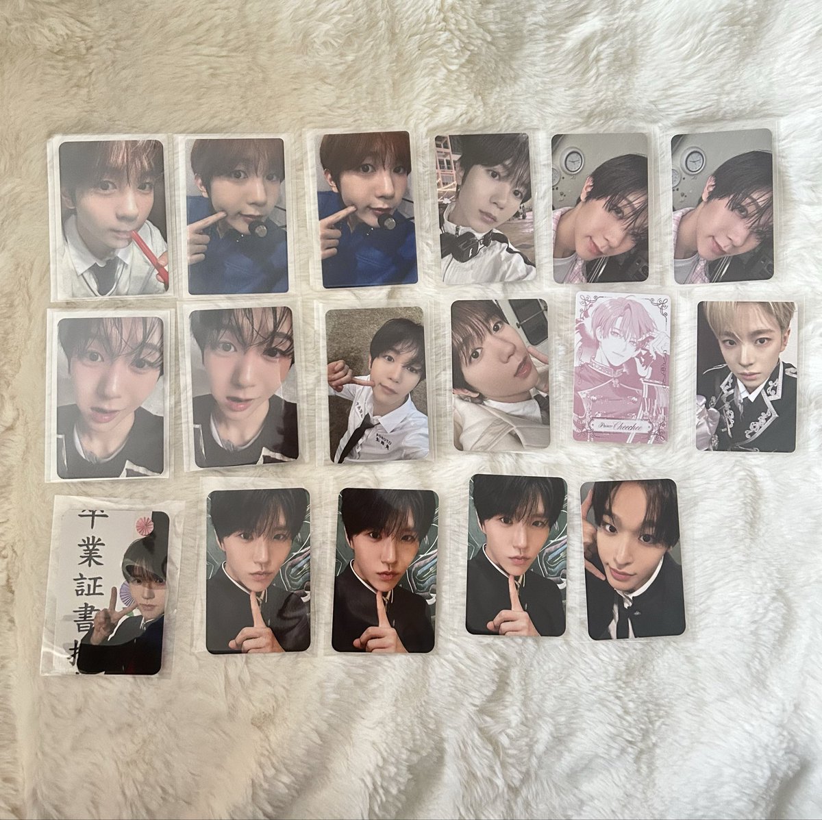 kirin_o22's tweet photo. NCT WISHトレカ交換

〖譲〗画像1.2枚目

〖求〗 画像3.4枚目、同種>>過去トレカ
       (異種⭕️)ユウシ>>サクヤ

TT、ミラクル(ユウシ)
TT、ミラクル、台湾制服トレカ、韓国ペンミセルカ(サクヤ)激求です‼️

郵送希望、n:n⭕️
お返事遅くなる場合がございます🙇🏻‍♀️
お気軽にお声掛けください(❁ᴗ͈ˬᴗ͈) https://t.co/EgEEbHueeu