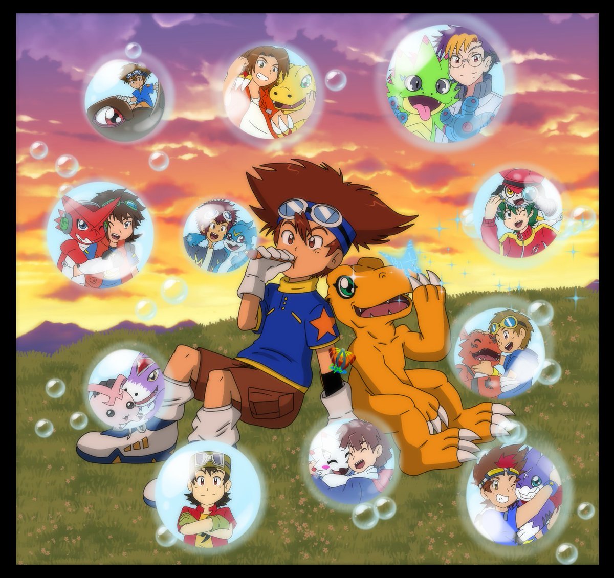 TZoe611's tweet photo. Happy Odaiba Memorial Day^^! 

#デジモン #Digimon
#Digimon0801 #お台場メモリアル
#OdaibaMemorial #8月1日メモリアル
#8月1日メモリアル2026 https://t.co/cNNjJzZuwF