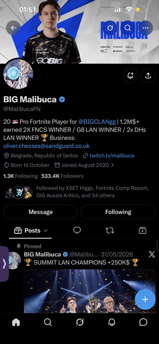 Coldiird's tweet photo. @MalibucaFN @BIGCLANgg @chillykdog @Clix https://t.co/9cW7xN2yBc