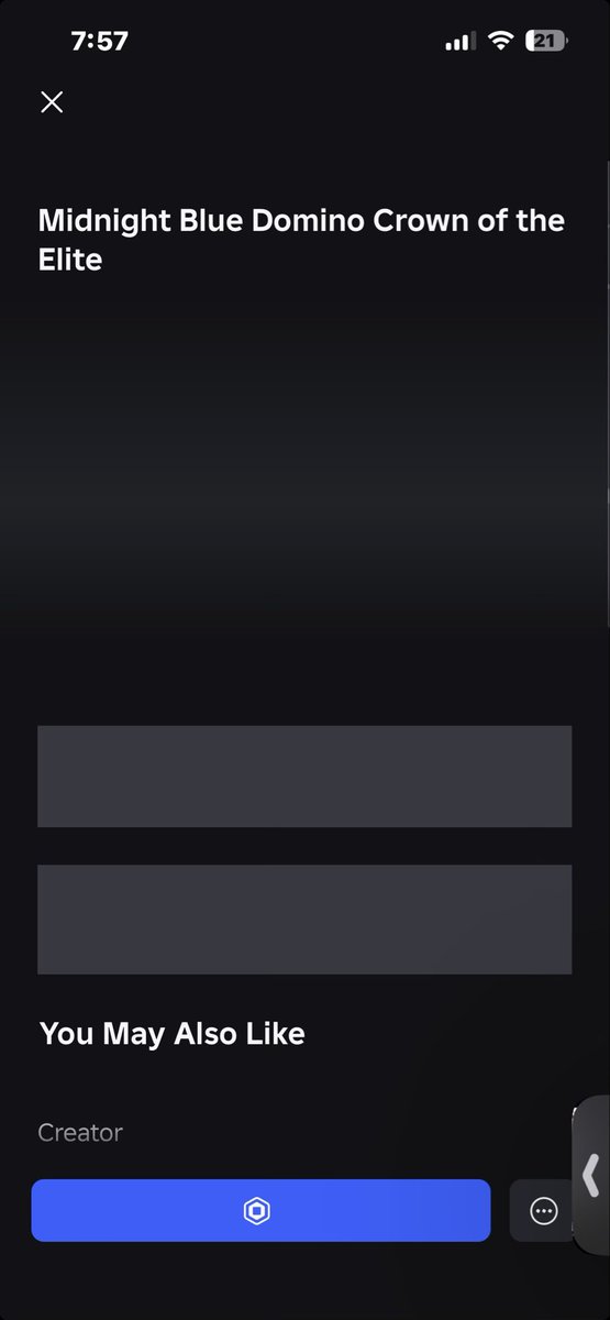 Guest_404vl's tweet photo. Roblox took down a limited and didn’t even bother paying anyone back, scumbag move. https://t.co/Qc7czMNhuL