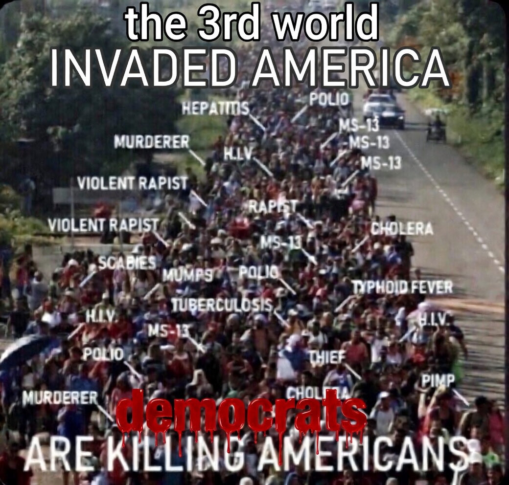 ReyRey_Stacy's tweet photo. @mattvanswol Child’s play. 
Invaders murdered 16,000 Americans this far and the left celebrates~ https://t.co/dA1LVTAnSr
