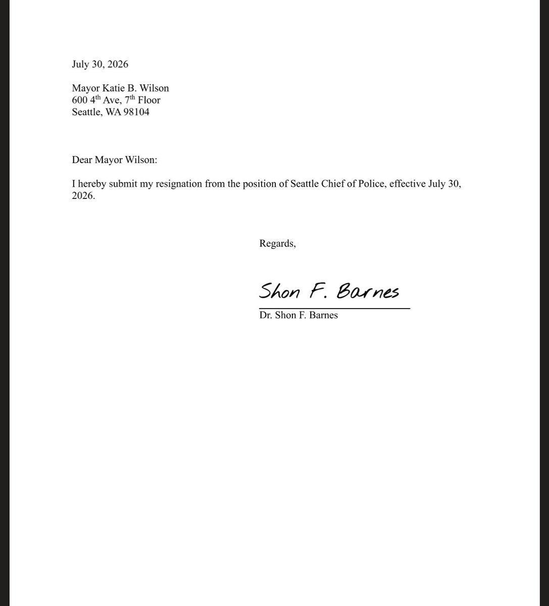 JeremyHarrisTV's tweet photo. Shon Barnes will get a lump sum of around $600,000, plus he will keep the $50,000 signing bonus and the $60,000 relocation benefit. 

Resignation letter was minimal. 

@komonews https://t.co/9tOvhwvxAG