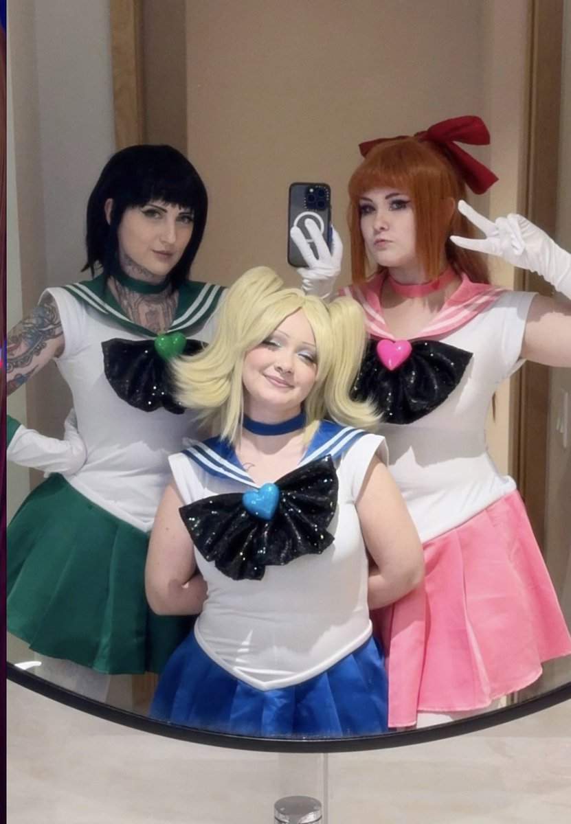 phantomzmeanace's tweet photo. Sailor powerpuff girls for metrocon! #metrocon https://t.co/GNBHL8Opo2