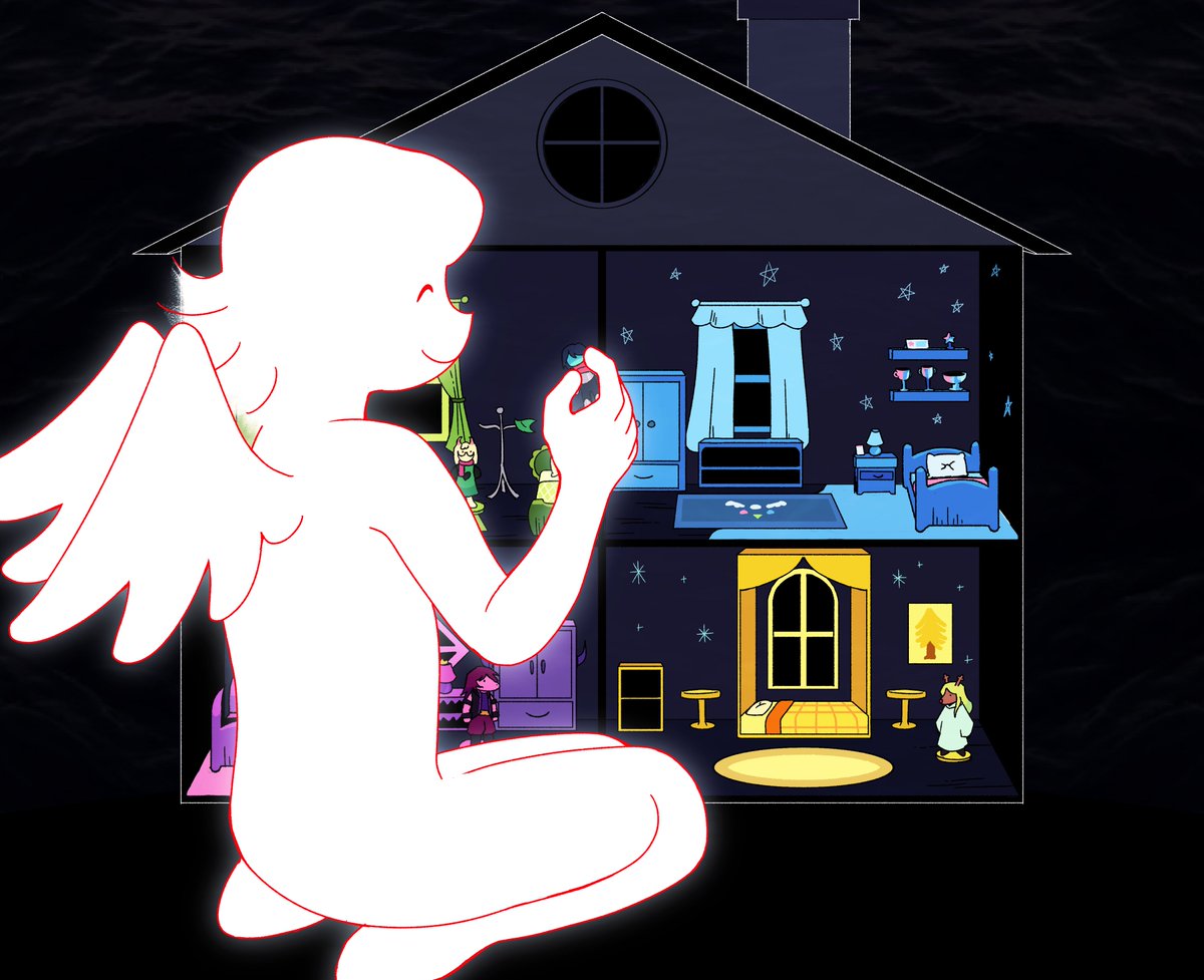 gelatinsm's tweet photo. playing with my touys #deltarune #deltarunefanartㅤㅤㅤㅤ https://t.co/Tydfog9Kuf