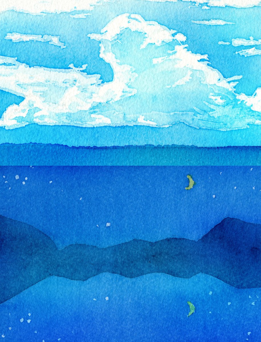 夏來愛＊透明水彩 على X: 