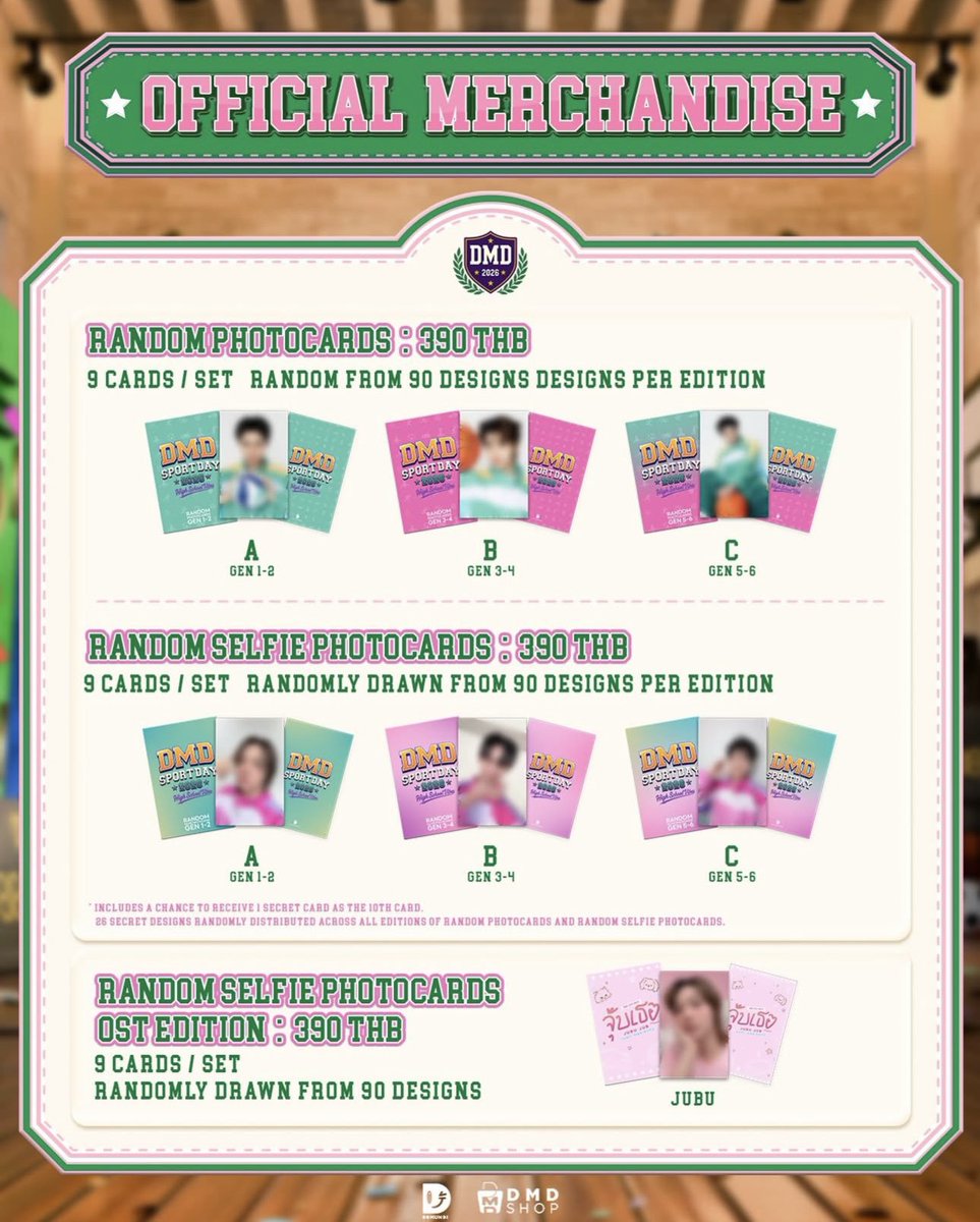 vikandap18's tweet photo. รับหิ้ว+50/1ชิ้น

การ์ดเซลฟี่Gen3-4 +100/1
Gen3-4ว่างโฟโต้การ์ด +100/1

ส่ง40📮
หิ้วไม่ทันคืนเงินทันทีหลังของหมด📌

#DMDSportsDay26Merch
#DMDCharactersMerch
#กีฬาสีดูมันดิ2026
#domunditv
#dmdsportday https://t.co/TXNSK83xXT
