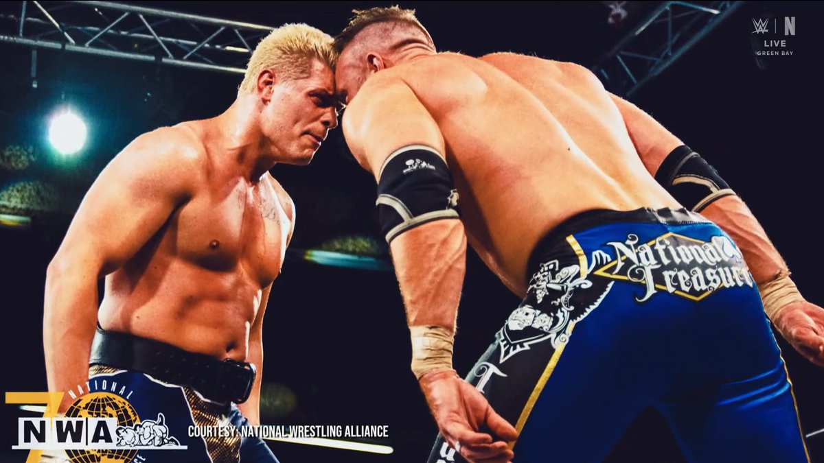 SubToSlamX's tweet photo. We get a brief look back at Nick Aldis' wrestling career 👀

#SmackDown https://t.co/FNk1zpu9wL