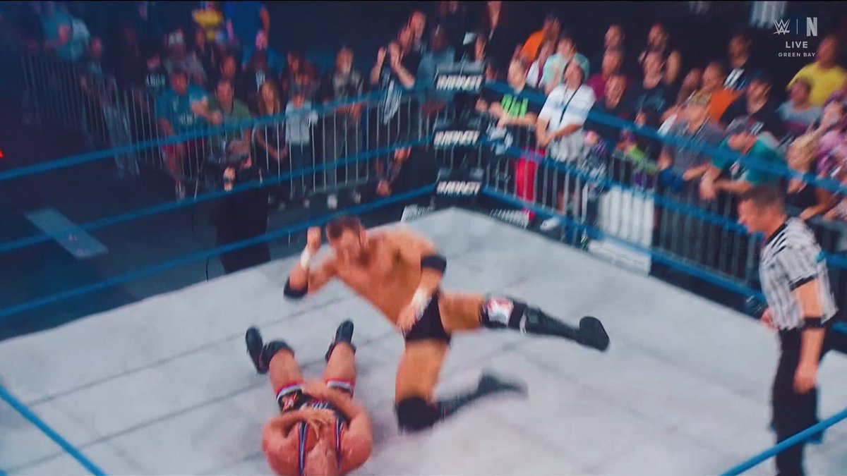 SubToSlamX's tweet photo. We get a brief look back at Nick Aldis' wrestling career 👀

#SmackDown https://t.co/FNk1zpu9wL