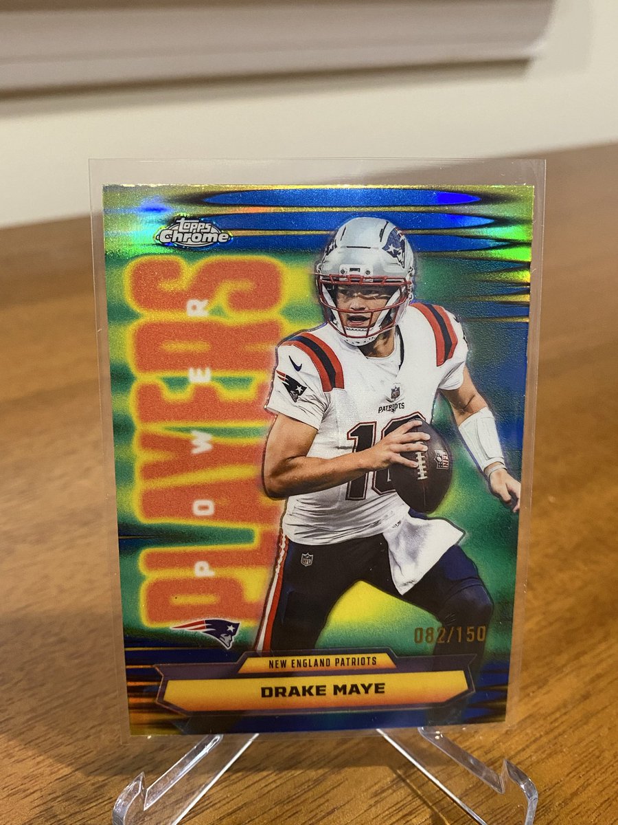 The_BonaFanatic's tweet photo. Maye Power Players - $20 PWE / $26 BMWT 
Mike Green Purple Lava Auto -$45 BMWT
Penix Optic Rocket &amp; Purple FOTL /15 - $65 BMWT
Open to offers
@HobbyRetweet_ https://t.co/lQ5Blra7LZ