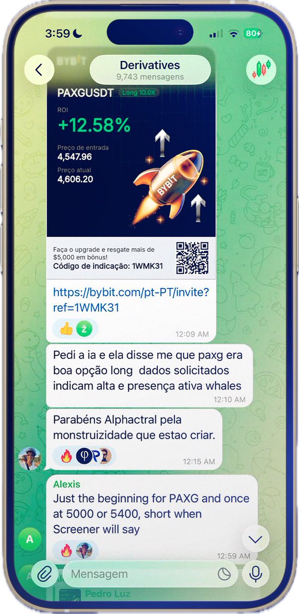 Alphractal's tweet photo. 2. Spotted in our global community in Telegram:

"I asked the AI and it told me PAXG was a good long setup, the data I requested showed an uptrend and active whale presence. Congrats Alphractal on the beast you guys are building."

He asked, Alpha AI surfaced the data, and he made his own call. That's the job. ���🏼

Join the conversation: https://t.co/h2cWqiqfew