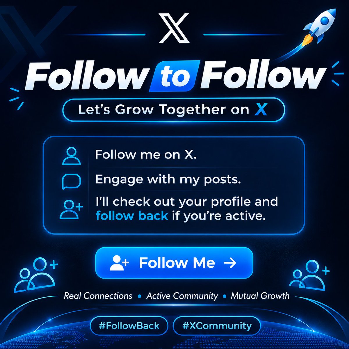 itsrunju25's tweet photo. Building a genuine network on X.🤝

If you're active, engage with this post and follow my profile. I'll check out your account and follow back active creators.

Let's grow together through real connections, quality conversations, and consistent support.🚀
#FollowBack #XCommunity https://t.co/9wRY41IGtp