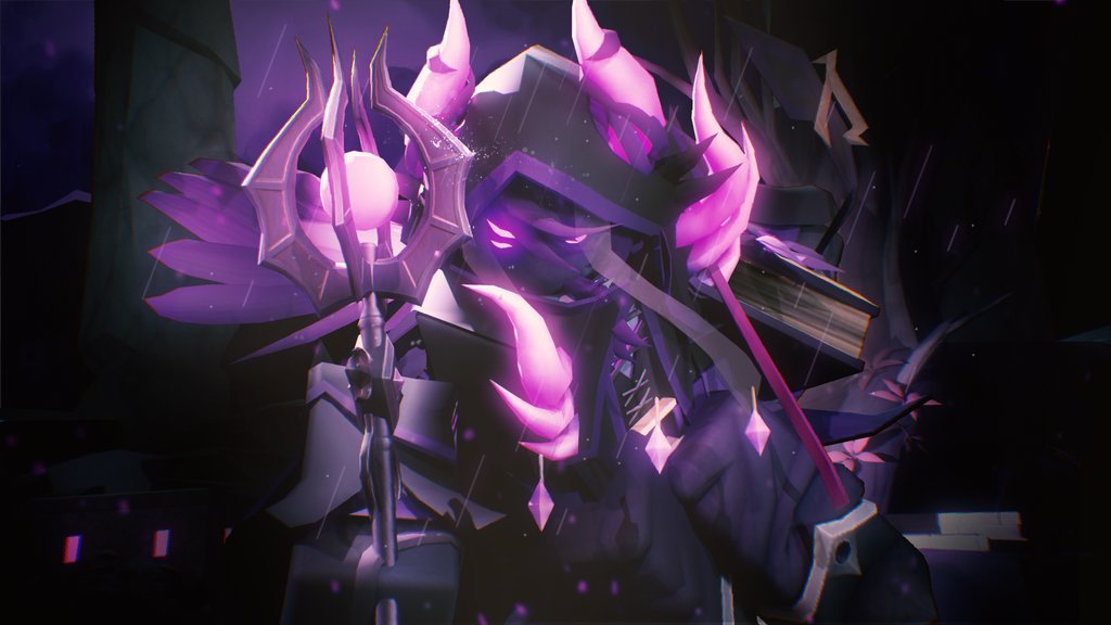 isALTEREGOout's tweet photo. This Void Caster render is absolutely beautiful; it's a shame it's crammed into the mode button and not fully viewable https://t.co/yevr84hHfg