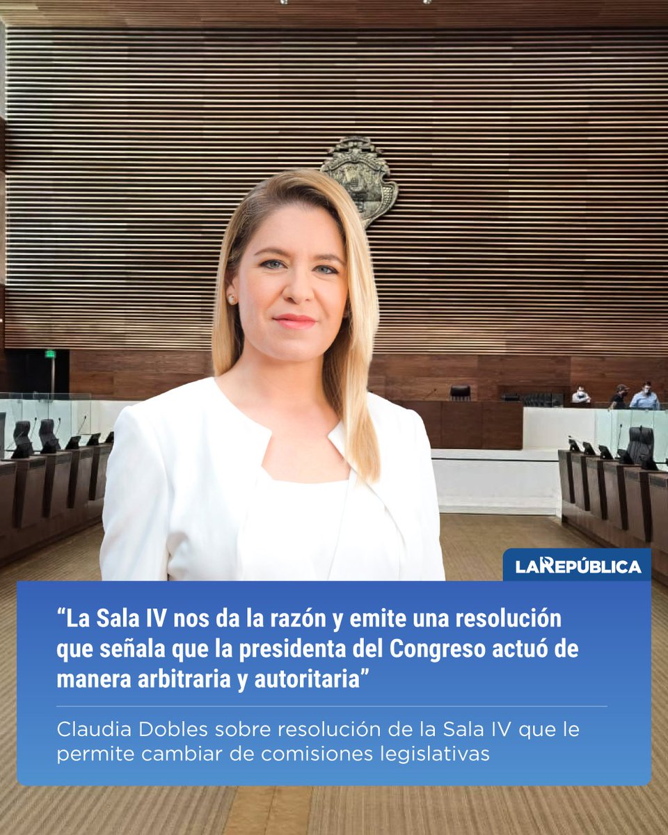 La_Republica's tweet photo. Un fallo de la Sala IV dejó sin efecto la prohibición impuesta por Yara Jiménez para frenar los intercambios de comisiones entre diputaciones de distintas fracciones. 🏦 ⚖️  

¿Cree que este fallo fortalece el equilibrio democrático dentro de la Asamblea Legislativa?🤔 

Conozca más detalles aquí: https://t.co/GDxhszA1sU