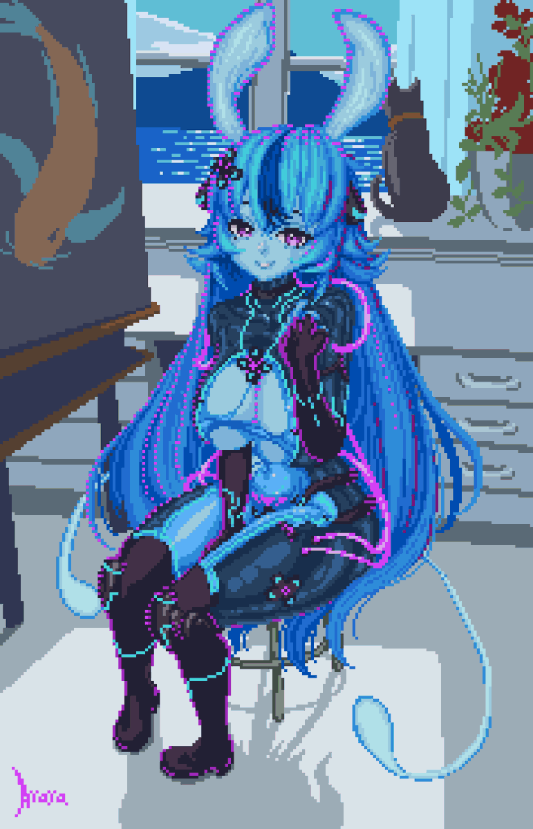 AraraVilano's tweet photo. Had the cute @ArtsyVRC on my stream today!

It was awesome getting to meet them, and yap about a bunch of stuff! https://t.co/8mBYNIQjEJ